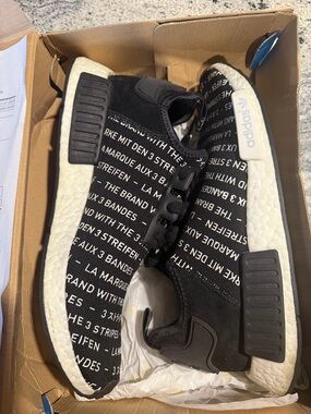 adidas NMD R1 “Blackout” Sneakers